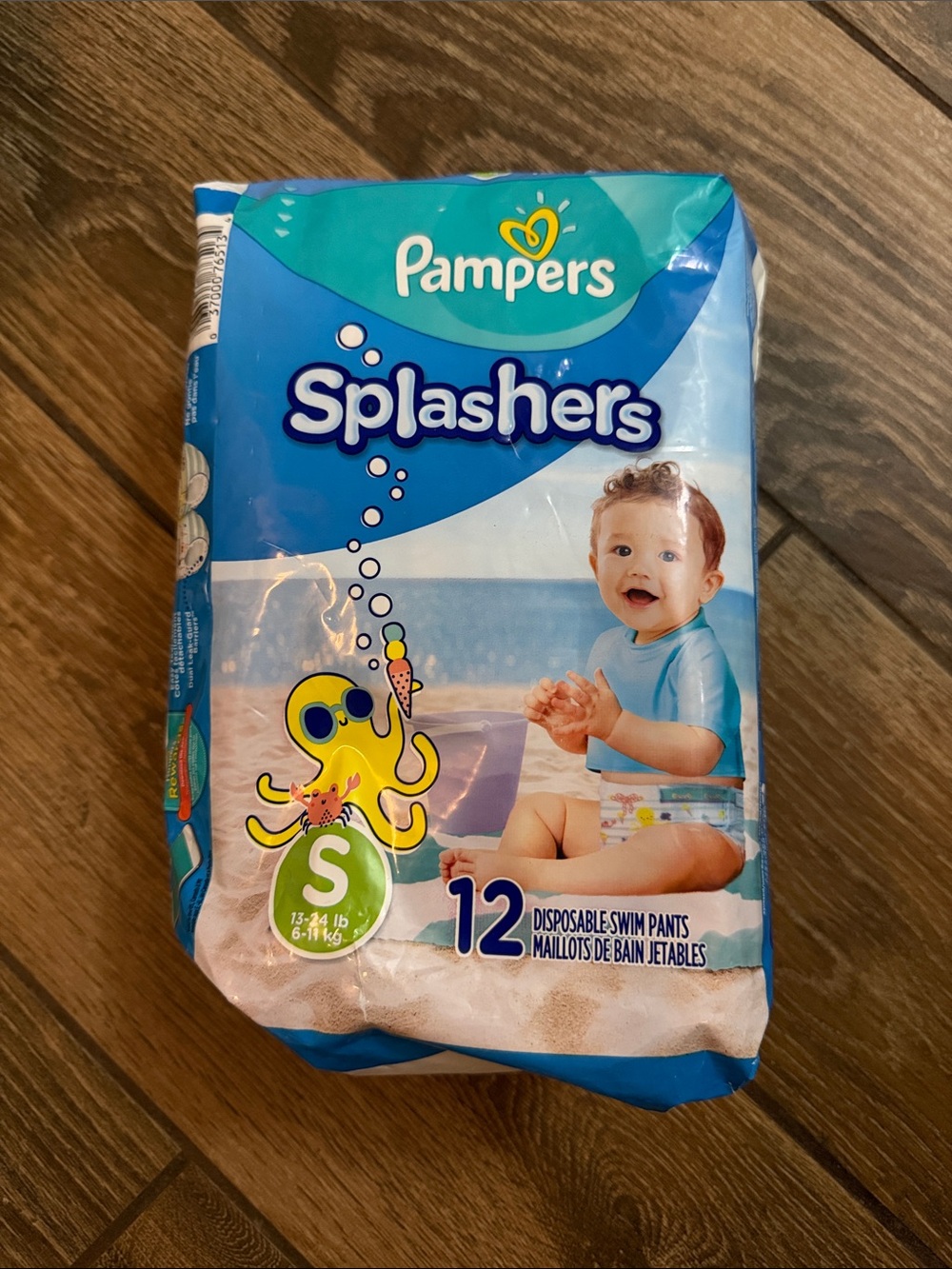 Pampers Splashers Disposable Swim Pants - Blue (Small)